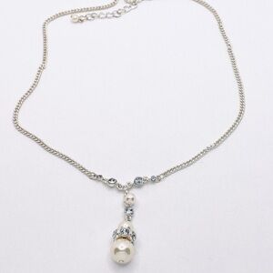 RMN Necklace The Roman Company Silver Tone